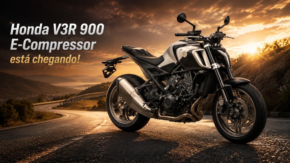 Honda V3R 900 E-Compressor: a naked turbinada