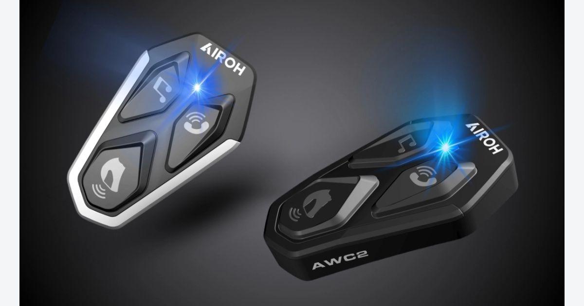 Airoh lança intercomunicadores AWC2 e AWC4: conectividade para motociclistas exigentes