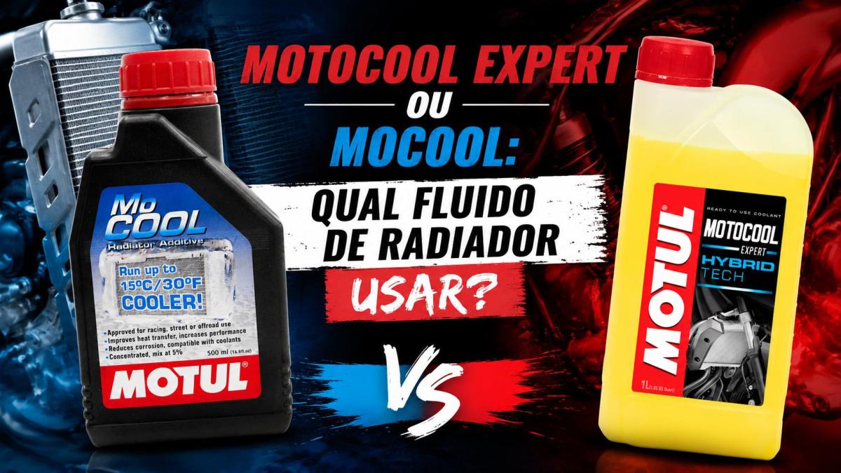 Motocool Expert ou MoCool: Qual Fluido de Radiador Usar?