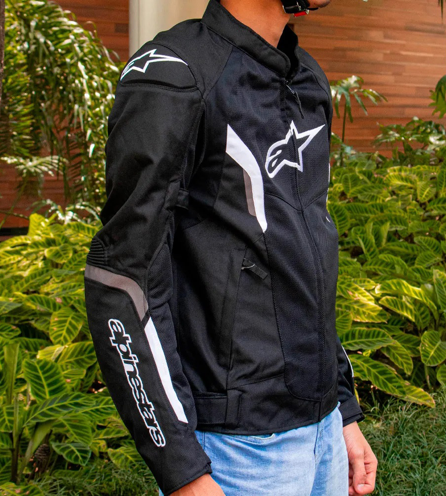 Alpinestars AST v2 AIR JACKET ブラック Jaqueta Alpinestars AST V2 Air Ventilada Masculina