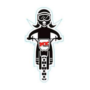 Adesivo Família Motocross Mãe