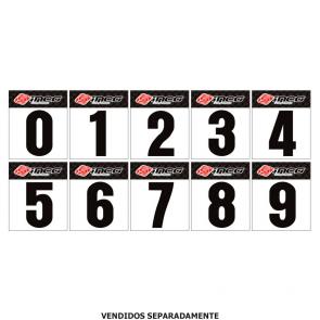 Numeral adesivo para number plate