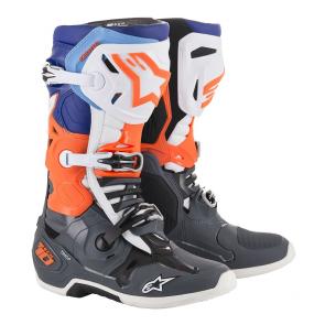 Bota Alpinestars Tech 10 Azul/Laranja