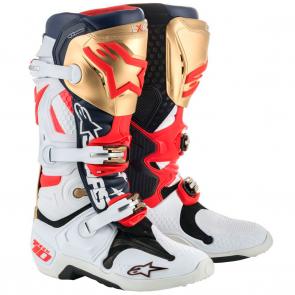 Bota Alpinestars Tech 10 Liberty Edição Limitada