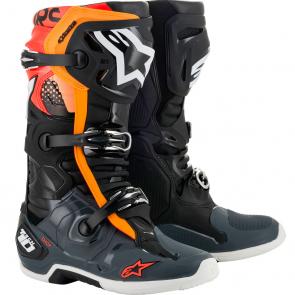 Bota Alpinestars Tech 10 Preto/Laranja