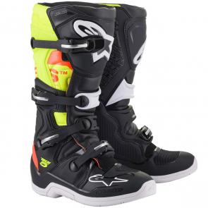 Bota Alpinestars Tech 5 Preto/Amarelo Flúor