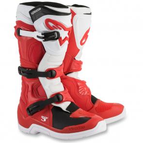 Bota Alpinestars Tech 3 - Vermelho/Branco