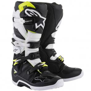 Bota Alpinestars Tech 7 - Preto/Branco