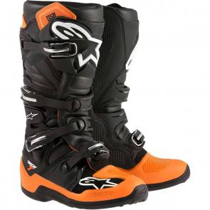 Bota Alpinestars Tech 7 - Preto/Laranja