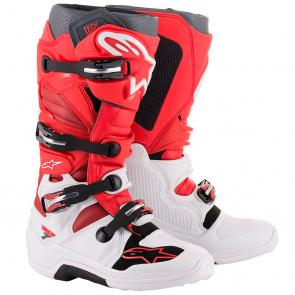 Bota Alpinestars Tech 7 - Vermelho/Branco