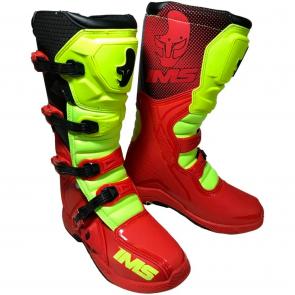 Bota IMS Factory Vermelho/Flúor