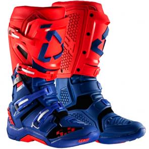 Bota Leatt 5.5 Flexlock Azul/Vermelho