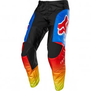 Calça Fox 180 Fyce Azul/Vermelho