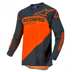 Camisa Alpinestars Racer Supermatic 2022 Cinza/Laranja