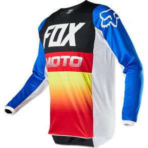 Camisa Fox 180 Fyce 2020 Azul/Vermelho