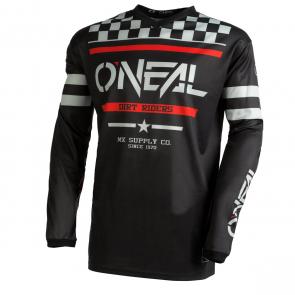 Camisa Oneal Squadron Preto/Cinza 2022