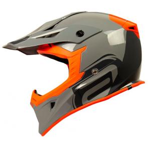 Capacete ASW Core Legacy Cinza/Laranja