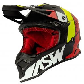 Capacete ASW Fusion 2.0 Seecker Preto/Vermelho