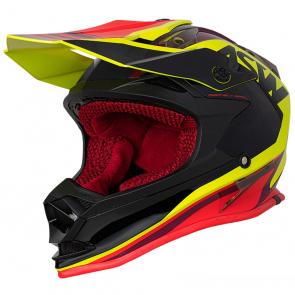 Capacete ASW Fusion Blast - Vermelho/Amarelo