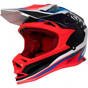 Capacete ASW Fusion Blast - Vermelho/Azul