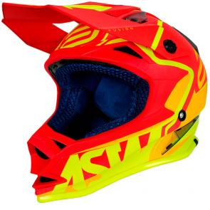 Capacete ASW Fusion Brigade - Amarelo/Vermelho