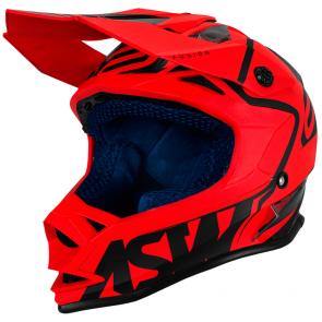 Capacete ASW Fusion Brigade - Preto/Vermelho