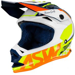 Capacete ASW Fusion Glory 19 - Azul/Amarelo