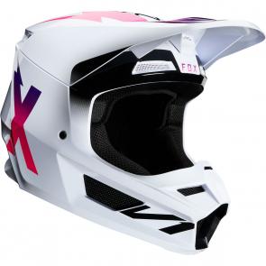Capacete Fox V1 Werd - Branco 2020