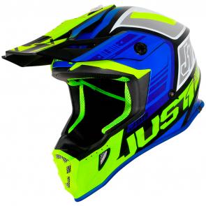 Capacete Just1 J38 Blade - Amarelo/Azul