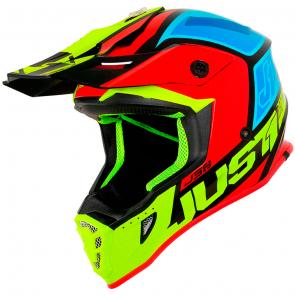 Capacete Just1 J38 Blade - Vermelho/Azul