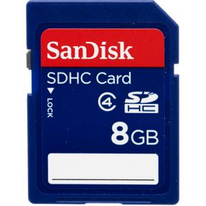 Cartão de Memória SanDisk SDHC 8GB - Classe 4