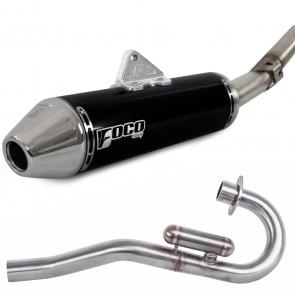 Curva + Ponteira Foco Racing KXF 250 17/22