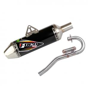 Curva + Ponteira Foco Racing XRE 300 Carburada