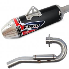Curva + Ponteira Foco Racing XRE 300 Injetada