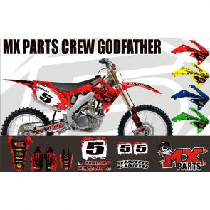 Kit Adesivo Mxparts Crew Godfather - Exclusivo