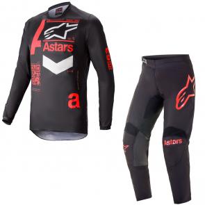 Kit Calça + Camisa Alpinestars Fluid Chaser 2021 Vermelho