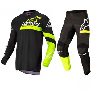 Kit Calça + Camisa Alpinestars Fluid Chaser 2022 Amarelo