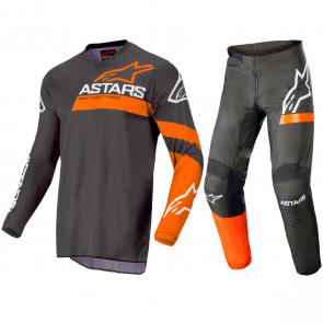 Kit Calça + Camisa Alpinestars Fluid Chaser 2022 Laranja