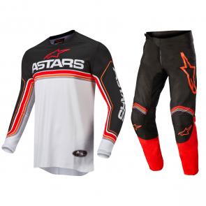 Kit Calça + Camisa Alpinestars Fluid Speed 2022 Vermelho