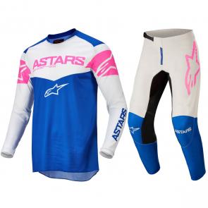 Kit Calça + Camisa Alpinestars Fluid Tripple Branco 2022