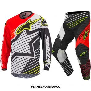 Kit Calça + Camisa Alpinestars Racer Braap 17