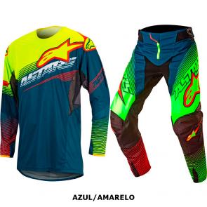 Kit Calça + Camisa Alpinestars Techstar Factory 17