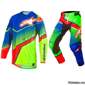 Kit Calça + Camisa Alpinestars Techstar Venom 17 Edição Limitada