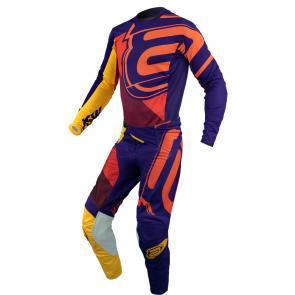 Kit Calça + Camisa ASW Podium Alchemy Azul/Laranja 2022