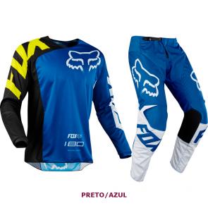 Kit Calça + Camisa Fox 180 Race 18