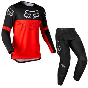 Kit Calça + Camisa Fox Legion LT 2022 Vermelho/Preto