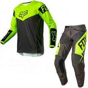 Kit Calça + Camisa Fox 180 Revn 2021 Amarelo