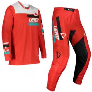 Kit Calça + Camisa Leatt 3.5 Ride Vermelho 2022