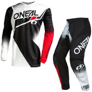 Kit Calça + Camisa Oneal Element Preto/Branco 2022