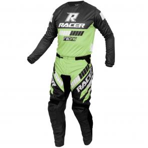 Kit Calça + Camisa Racer On Preto/Verde